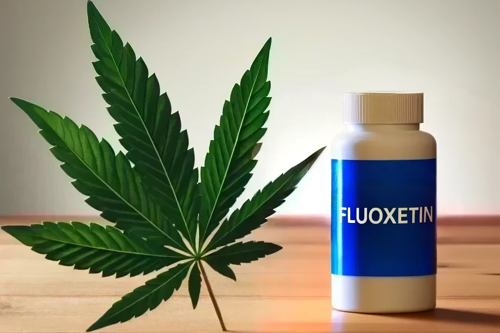 Cannabis e fluoxetina (ad es. Prozac, Fluctin, Fluoxetina ratiopharm)