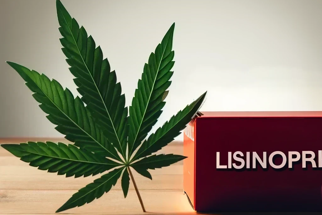 Cannabis e lisinopril (ad esempio Zestril, Prinivil, Lisodura)