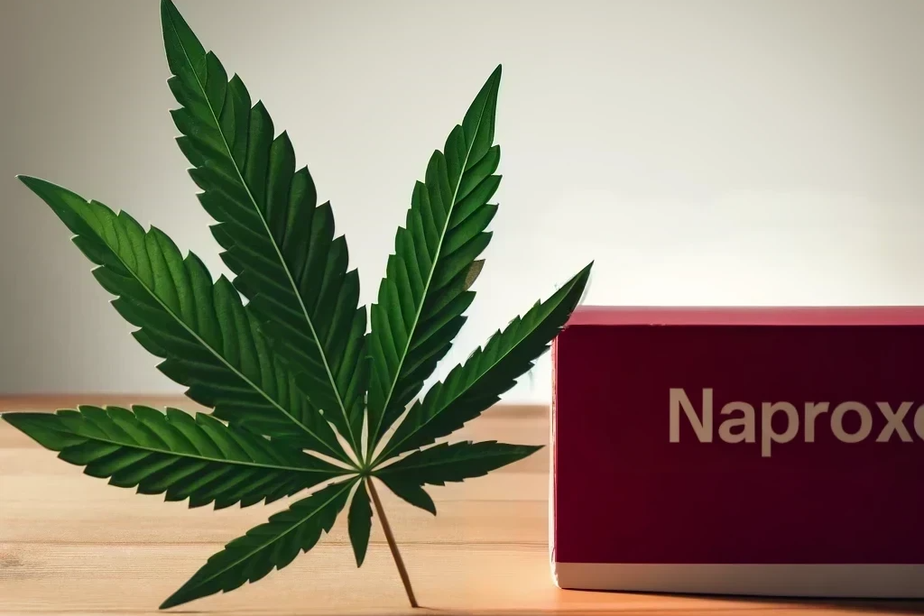 Cannabis e naprossene (ad es. Aleve, Naprosyn, Proxen, Naprux)