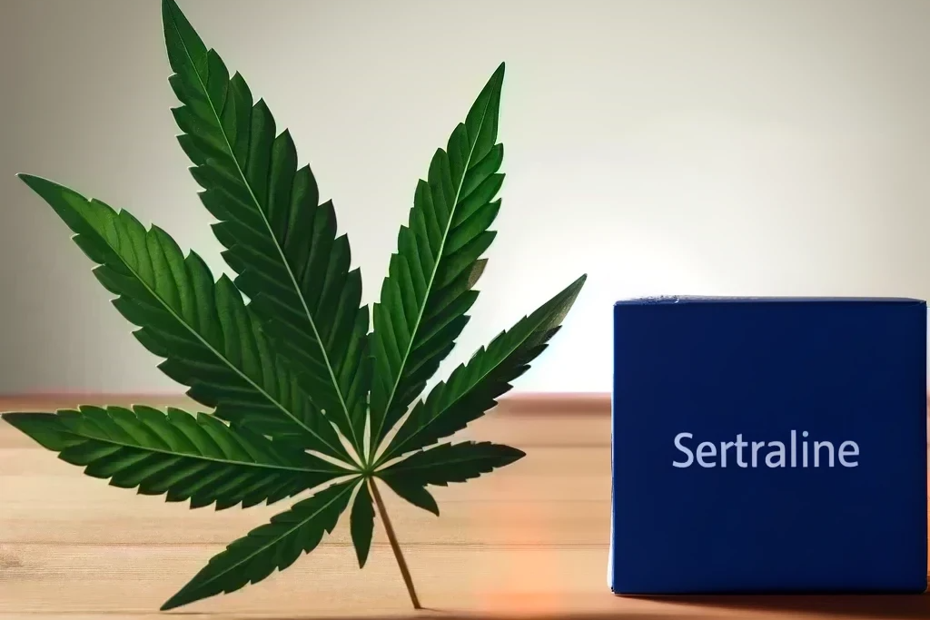 Cannabis e sertralina (ad es. Zoloft, Gladem, Sertralina ratiopharm)